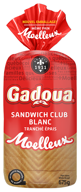Gadoua sandwich club blanc loaf